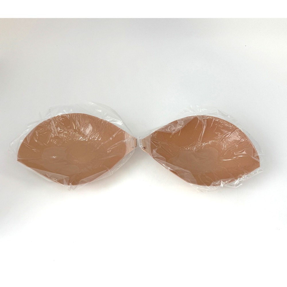 BOOMBA Demi Sticky Bra Beige Size D Strapless Adhesive Silicone NEW - Picture 2 of 6
